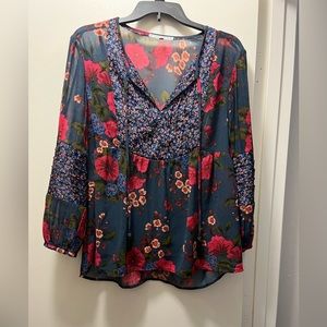 Long Sleeve Daniel Rainn Blouse